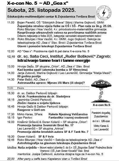 Slavonski Brod domaćin pete znanstvene i SF konvencije X-e-con 2025.