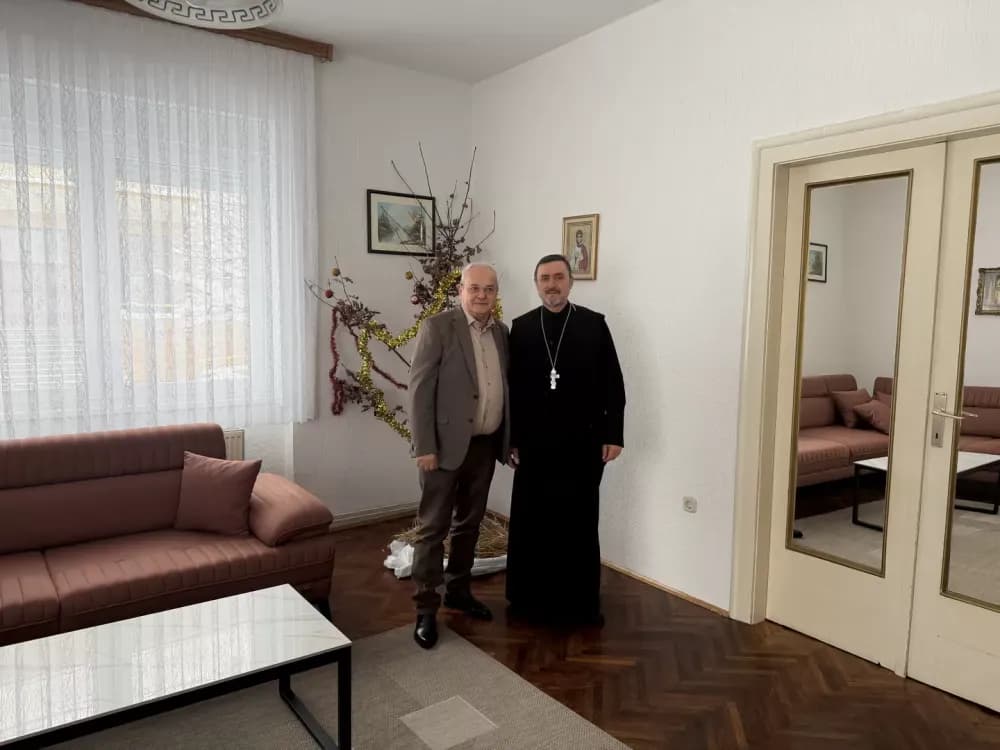 Gradonačelnik Mirko Duspara posjetio slavonskobrodskog paroha povodom Božića po julijanskom kalendaru