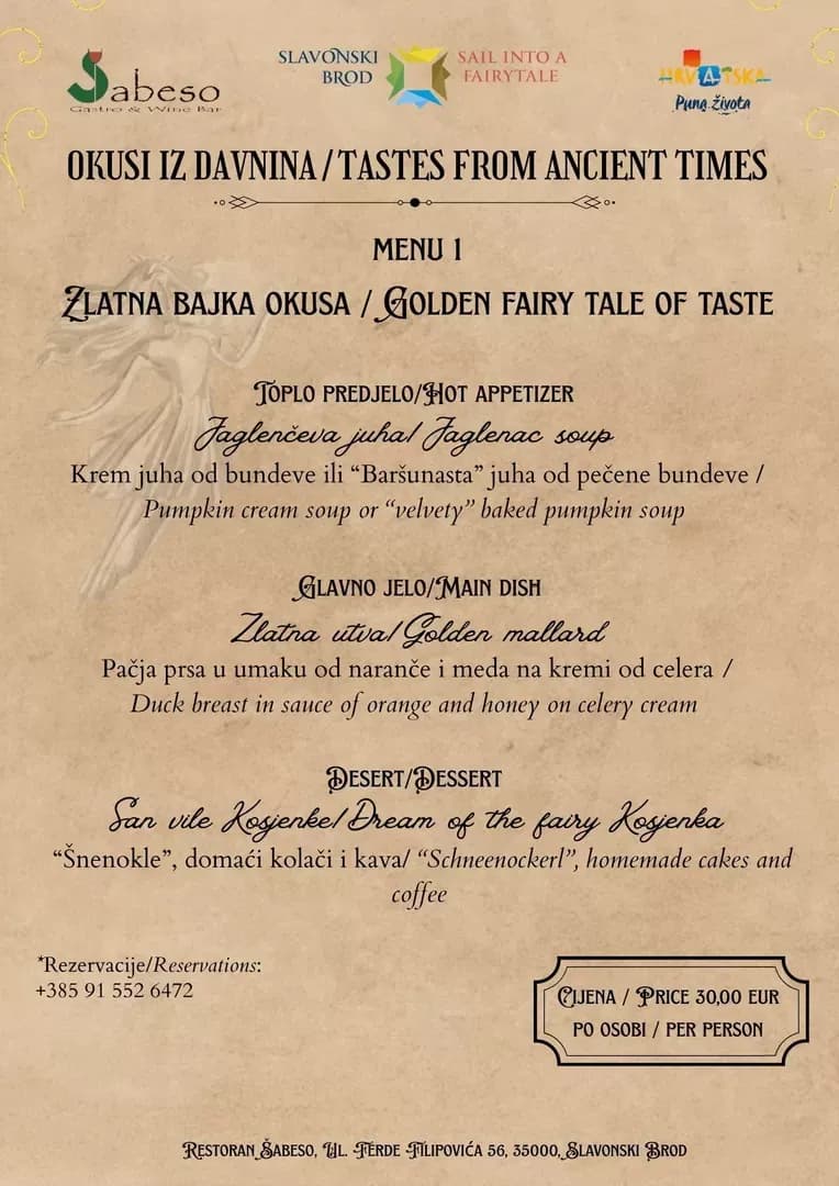 Spoj bajke, gastronomije i kulture u Slavonskom Brodu