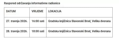 Poziv na informativnu radionicu „Zelena budućnost počinje kod kuće - kako ispravno izdvajati otpad?“