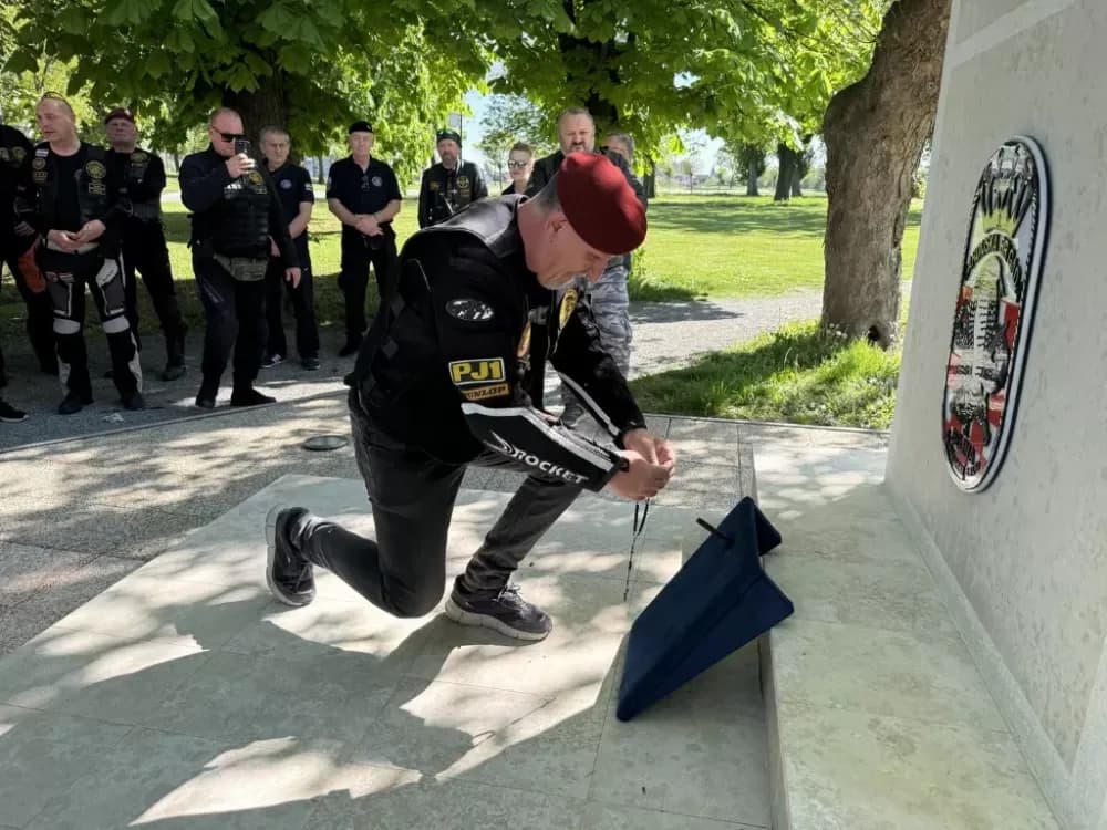 Hodočasnička vožnja s porukom: Slavonski Brod dočekao Moto klub 4. gardijske brigade