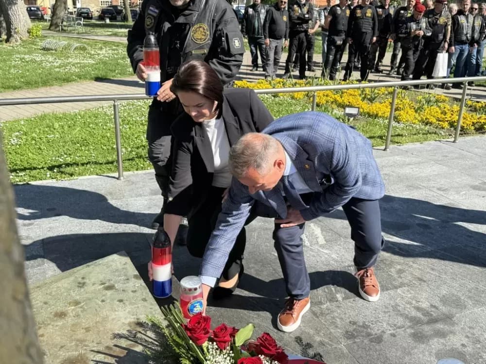 Hodočasnička vožnja s porukom: Slavonski Brod dočekao Moto klub 4. gardijske brigade