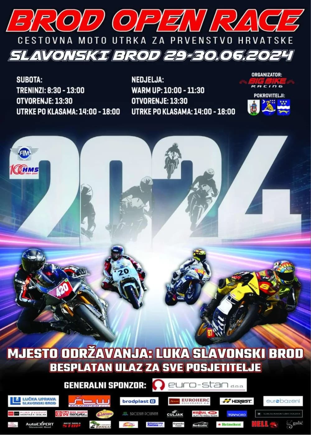 BROD OPEN RACE 2024. - nova adrenalinska uzbuđenja ovog vikenda u Slavonskom Brodu